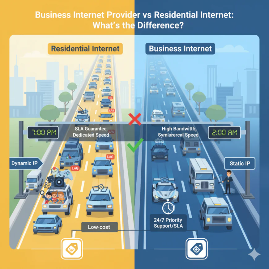 Business Internet Provider vs Residential Internet: What’s the Difference?