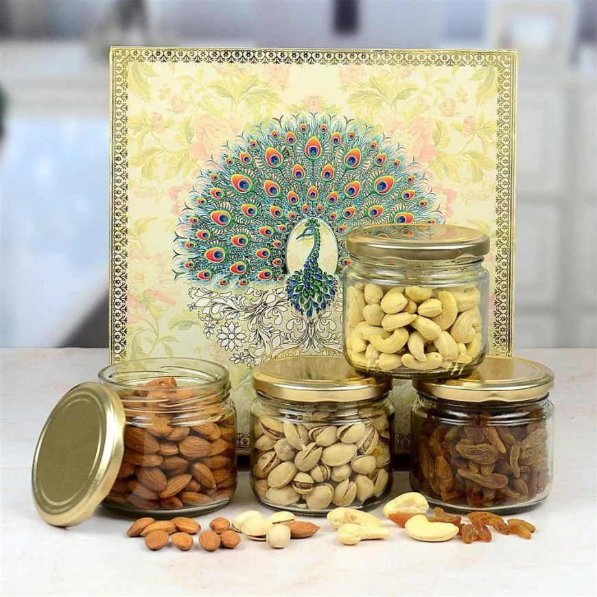 Diwali Dry Fruit Hampers Online – Celebrate a Healthy, Joyful, and Luxurious Diwali with YuvaFlowers