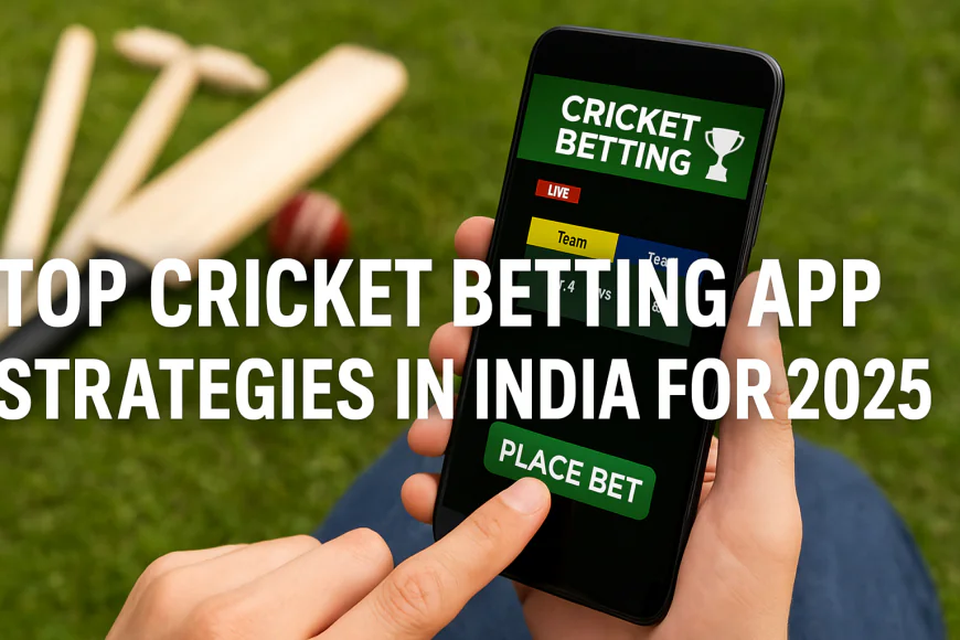 Top Cricket Betting App Strategies in India for 2025.