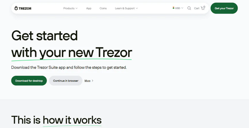Trezor.io/start (Official) | Installing Trezor Suite (MacOS)