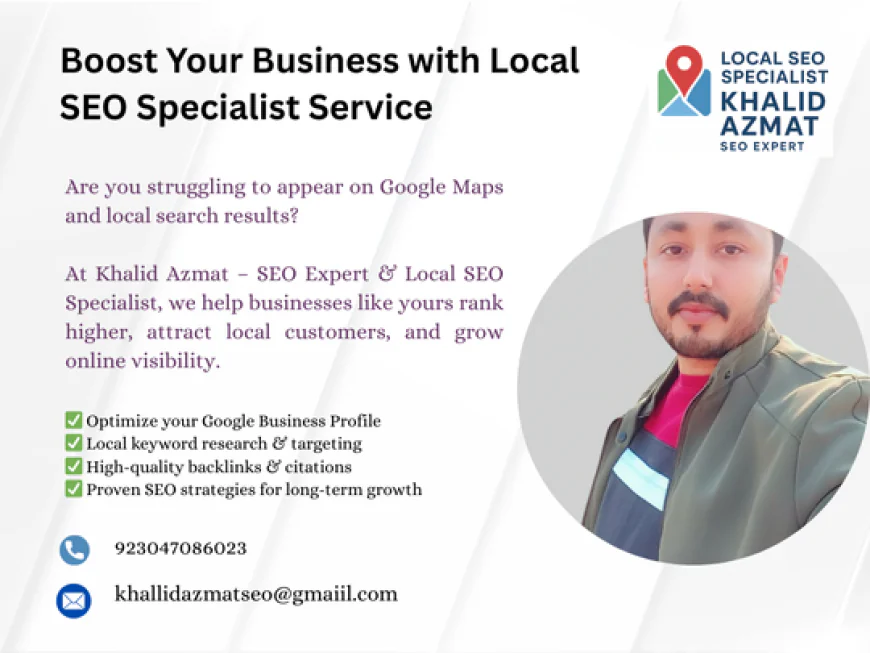 Local SEO Specialist | SEO Expert | Khalid Azmat