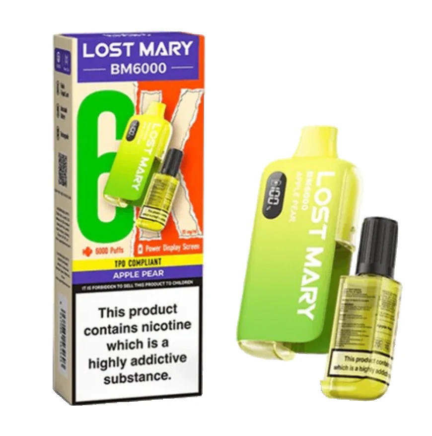 Ontdek de kracht van Lost Mary BM6000 – The Ultimate 6000 Puff Vape in Nederland