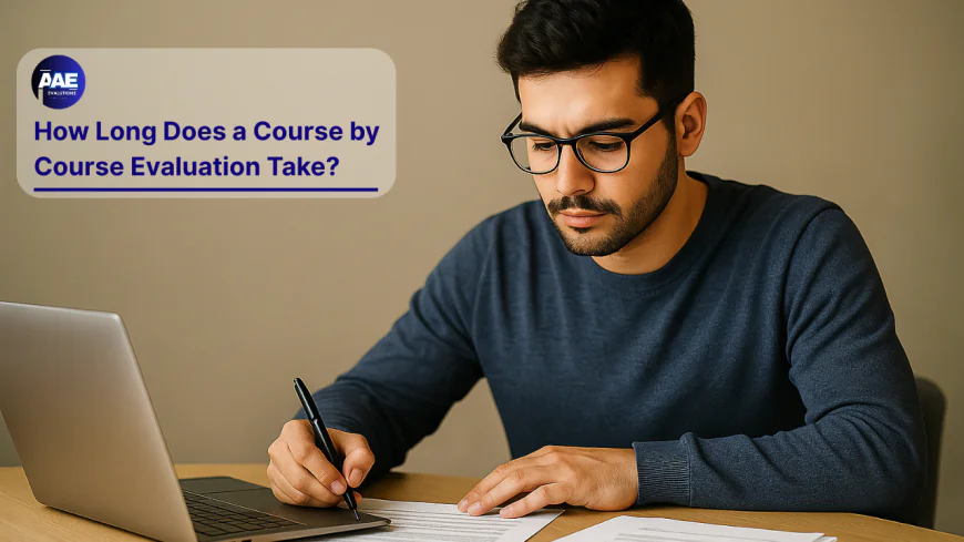 How Long Does a Course by Course Evaluation Take?