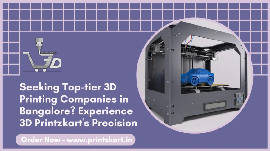 Seeking Top-tier 3D Printing Companies in Bangalore? Experience 3D Printzkart's Precision