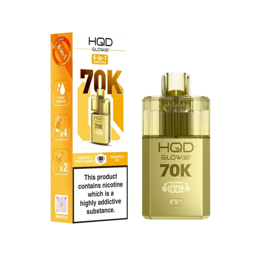 Are HQD Glow Air 70K Pod Kit Safe?