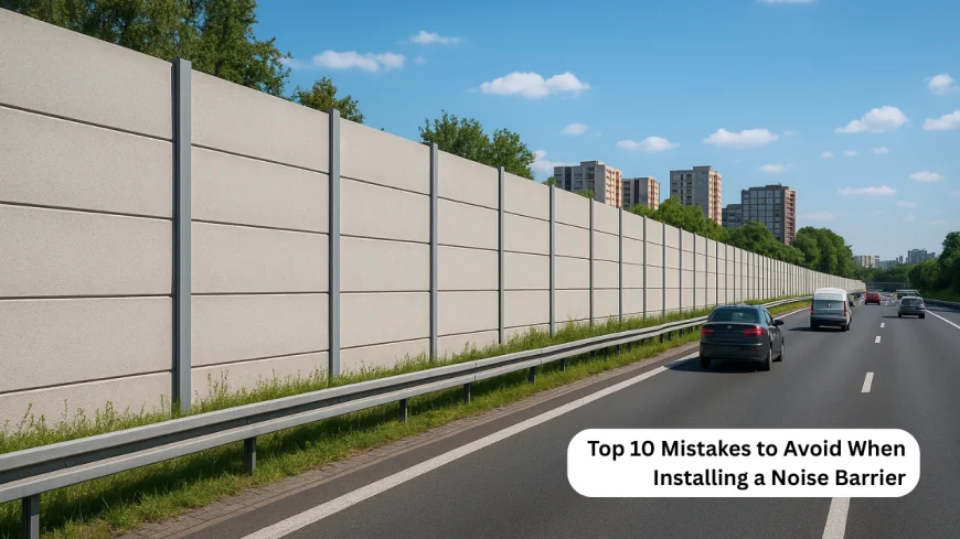 Top 10 Mistakes to Avoid When Installing a Noise Barrier