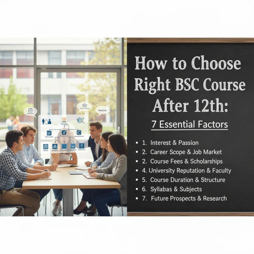 How to Choose the Right BSc Course After 12th: 7 Essential Factors