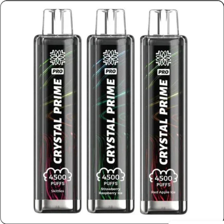 Crystal Prime Pro 4500 Box of 10 | Compact Vape Power