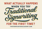 What Actually Happens When You Try Traditional Signwriting for the First Time?