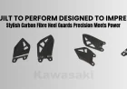 Unmatched Durability and Style: Carbon Fiber Heel Guards for Kawasaki ZX10R 2021+(Models)