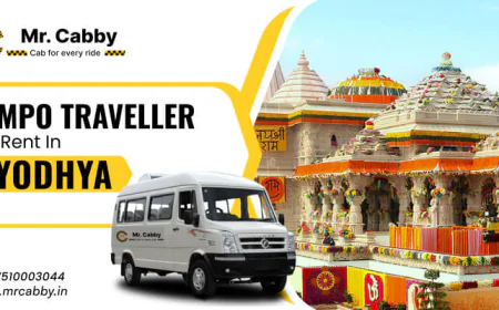 Explore Ayodhya Comfortably with a Tempo Traveller on Rent @MrCabby
