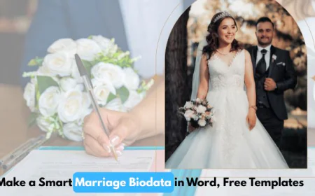 Make a Smart Marriage Biodata in Word, Free Templates