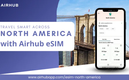 Airhub eSIM for North America Your Easy Travel Connection