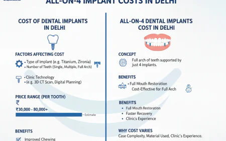 Zygomatic Implant in Delhi: A Modern Solution for Severe Bone Loss