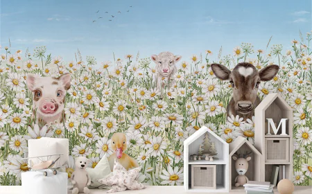 Walk on the Wild Side: Animal Wallpaper Ideas for a Kids Room