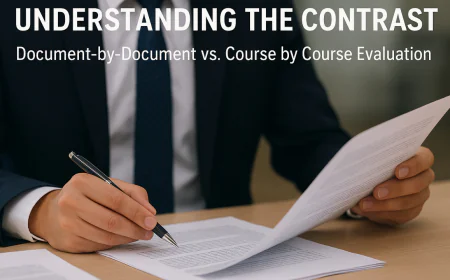 Course by Course Evaluation vs. Document-by-Document Evaluation: Key Differences Explained