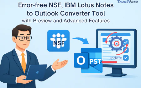 Error-free NSF, lBM Lotus Notes to Outlook Converter Tool with Preview and Advanced Features