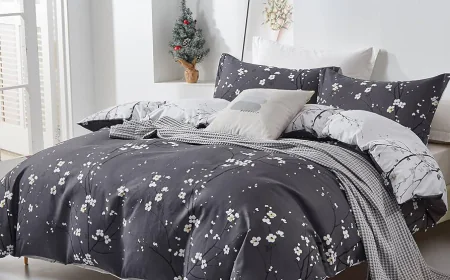 Transform Your Bedroom with Elegant Black and White Floral Comforter by Say Yes Bedding