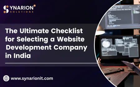 The Ultimate Checklist for Selecting a Website Development Company in India