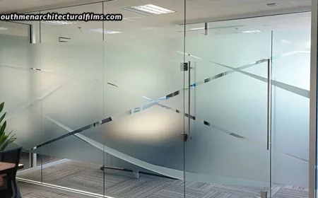 Adding Privacy With Frosted Films Without Overcrowding A Room