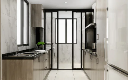 Space-Saving Kitchen Sliding Door Designs for Contemporary Indian Homes