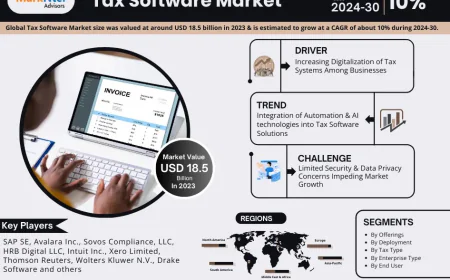 Tax Software Market Size to by 2030, 10% CAGR