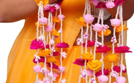 Celebrate Your Haldi with VAIDAAN’s Exquisite Floral Jewellery