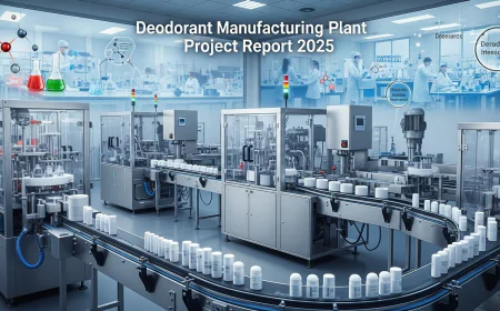 Equipments and Machinery Requirements Report For Deodorant Manufacturing Plant Setup