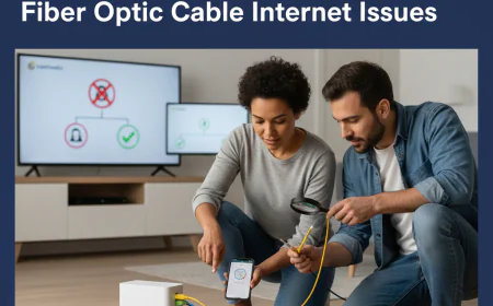 How to Troubleshoot Common Fiber Optic Cable Internet Issues.
