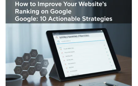 How to Improve Your Website's Ranking on Google: 10 Actionable Strategies
