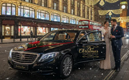 Best Christmas Chauffeur Services London: Travel in Style This Festive Season.