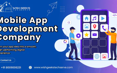 Mobile App Development Company Building High-Quality Apps for Better Business Growth and Engagement | Wish Geeks Techserve