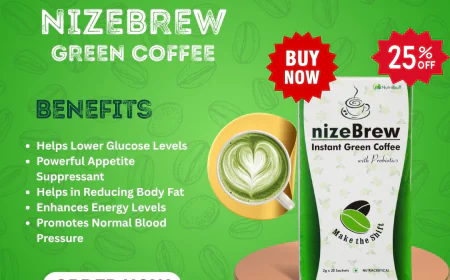 Try Nutrabuff Organic Coffee | Get 25% OFF NizeBrew Instant Green Coffee