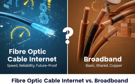 Fibre Optic Cable Internet vs. Broadband: Which Is Better for Your Business?