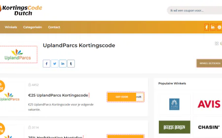 UplandParcs Kortingscode – Bespaar op Jouw Vakantie met UplandParcs via kortingscodedutch.nl