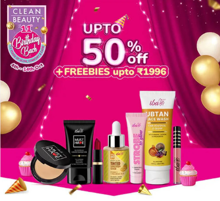 Iba's 11th Birthday Sale: Up to 50% Off Skincare & Makeup