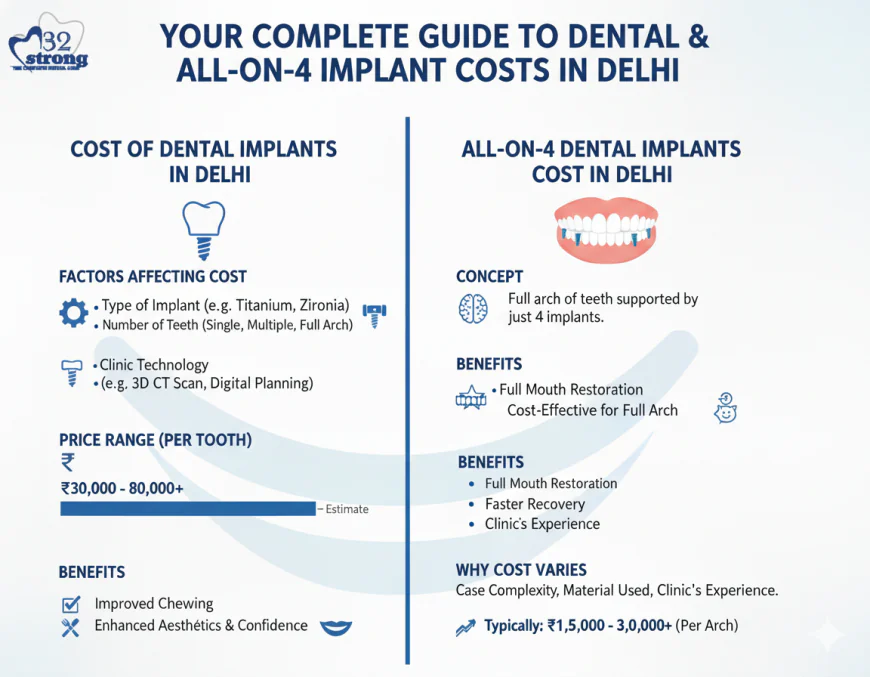Zygomatic Implant in Delhi: A Modern Solution for Severe Bone Loss