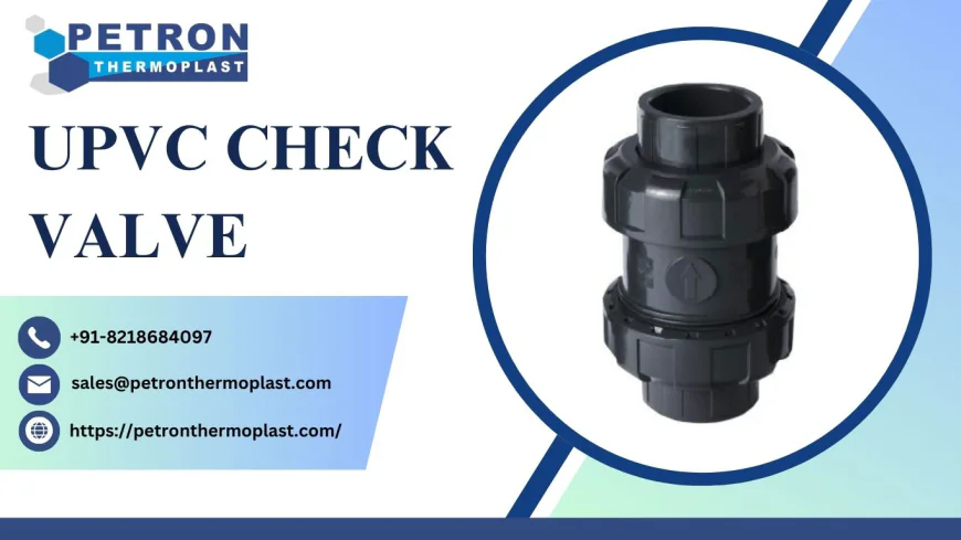 Performance Driven UPVC Check Valves from Petron Thermoplast