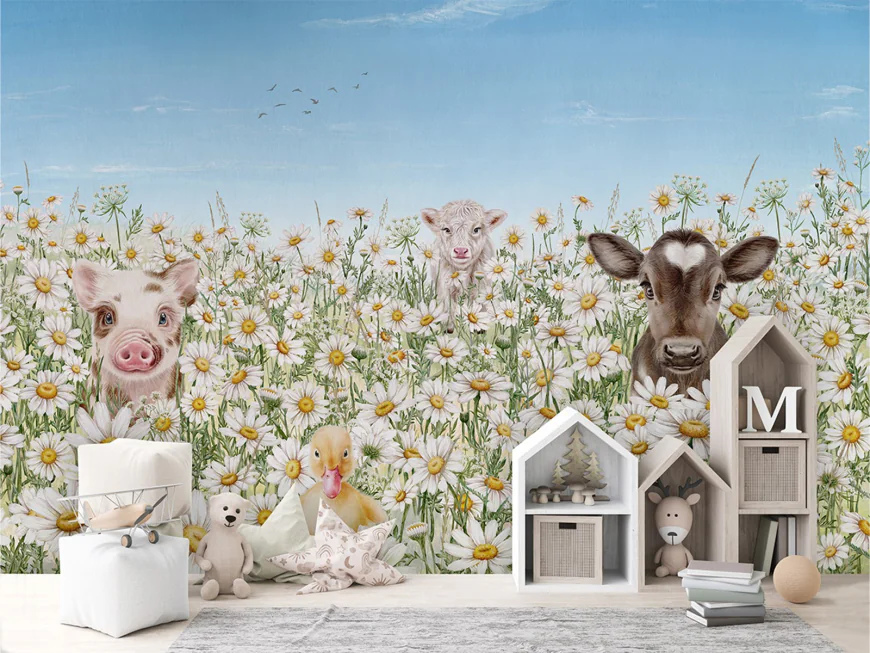 Walk on the Wild Side: Animal Wallpaper Ideas for a Kids Room