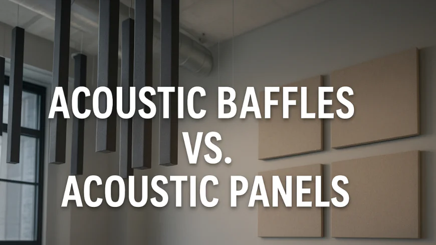 Acoustic Baffles vs. Acoustic Panels: Which Is Better for Sound Control?