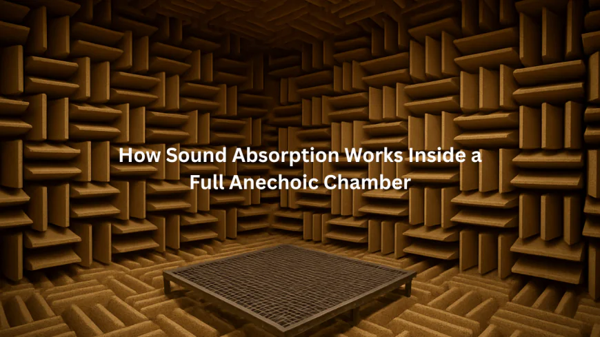 How Sound Absorption Works in a Full Anechoic Chamber