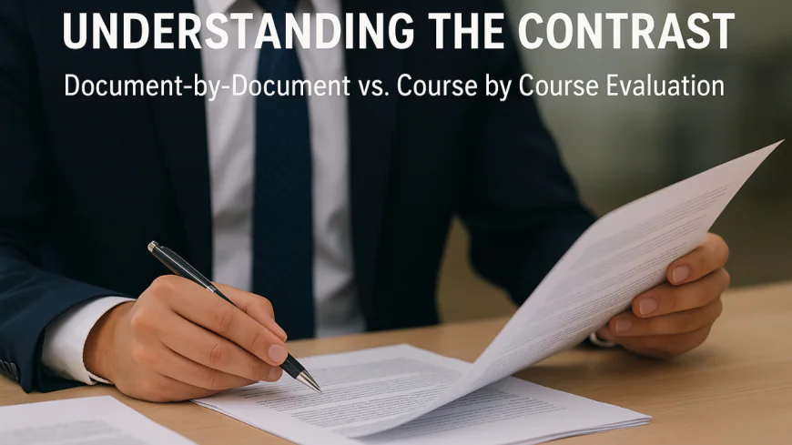 Course by Course Evaluation vs. Document-by-Document Evaluation: Key Differences Explained