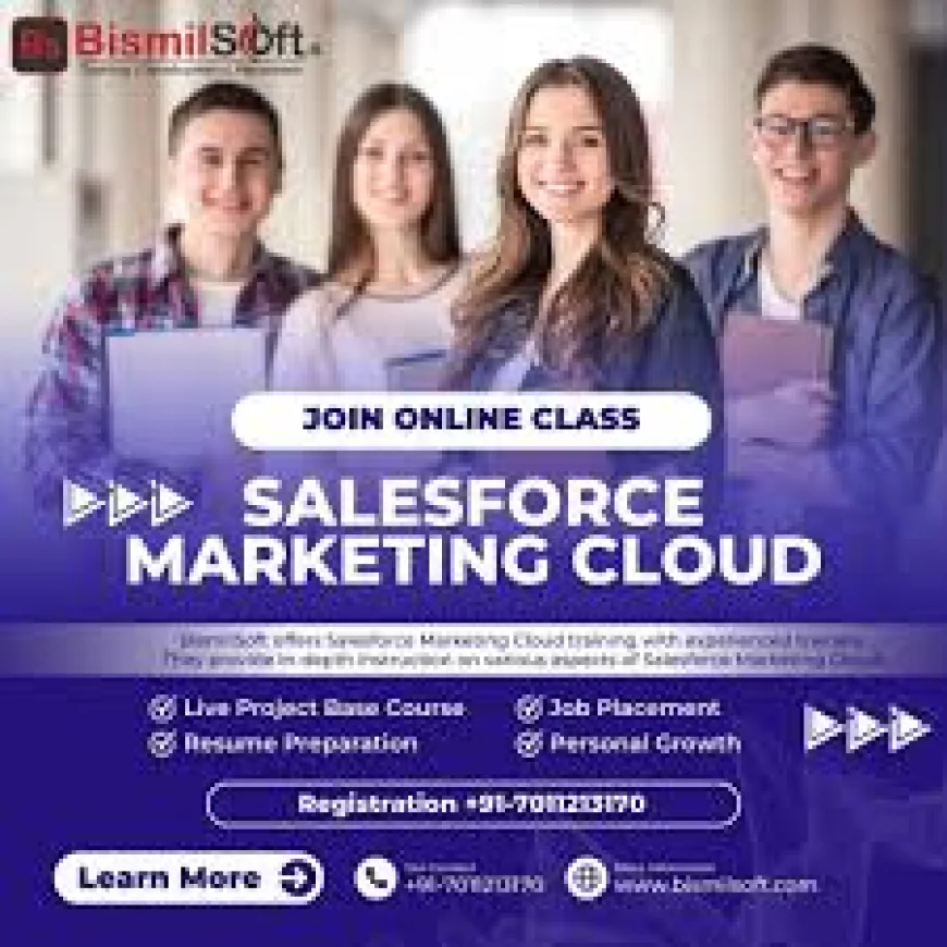 Why Bismilsoft Is the Best Choice for Salesforce Marketing Cloud Online Training in India