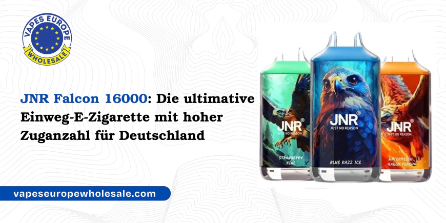 JNR Falcon 16000: Die ultimative Einweg-E-Zigarette mit hoher Zuganzahl für Deutschland