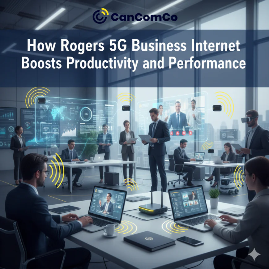 How Rogers 5G Business Internet Boosts Productivity and Performance.