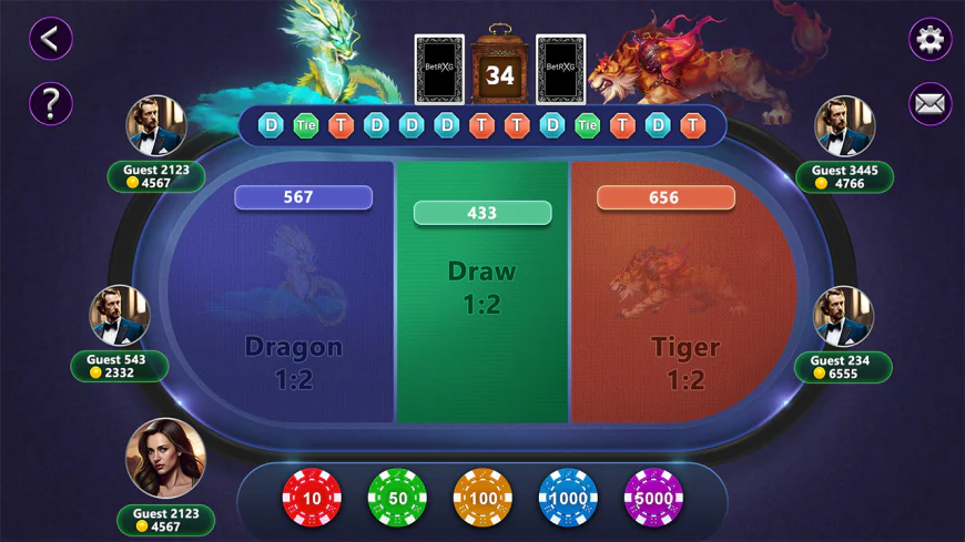 Discover the Excitement of Tiger vs Dragon and 3Pattino1