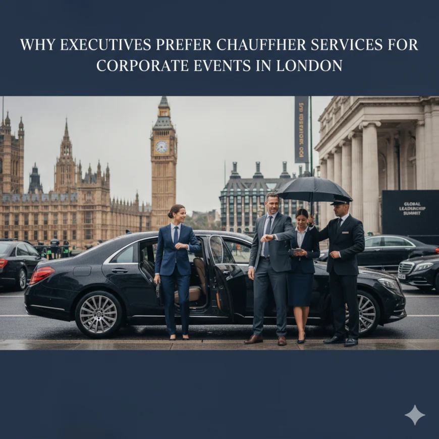 Why Executives Prefer Chauffeur Services for Corporate Events in London.
