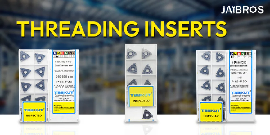 Why Threading Inserts Are Key for Clean CNC Thread Cutting