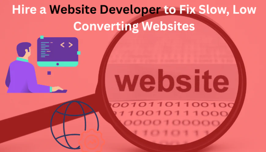 Hire a Website Developer to Fix Slow, Low-Converting Websites
