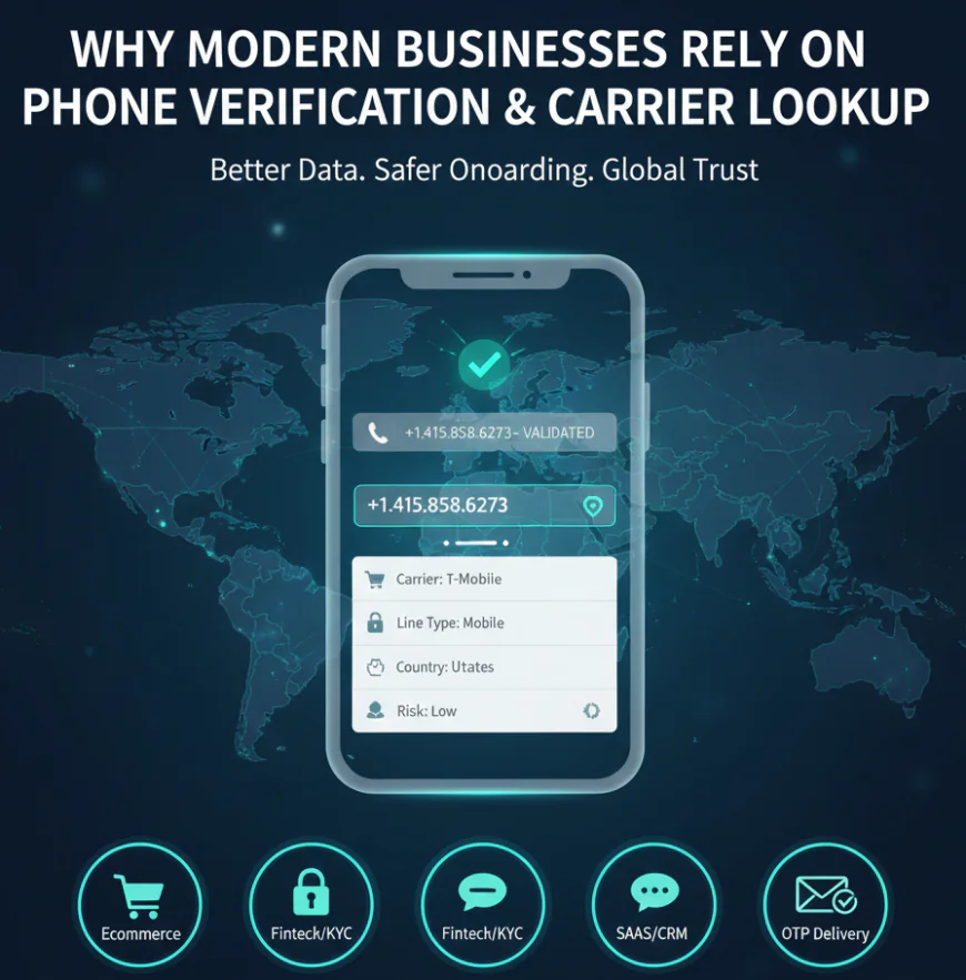 Why Modern Businesses Rely on Phone Verification & Carrier Lookup for Better Data and Safer User Onboarding
